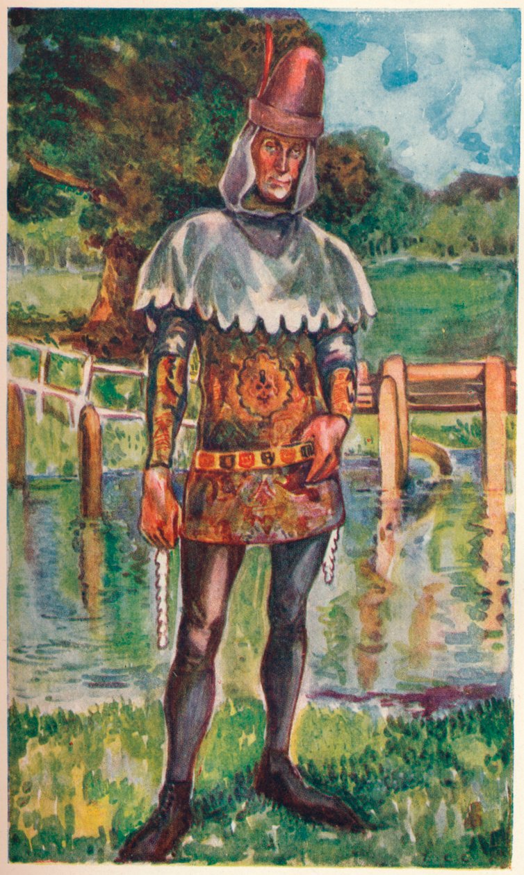Un hombre de la época de Eduardo III, 1907 de Dion Clayton Calthrop