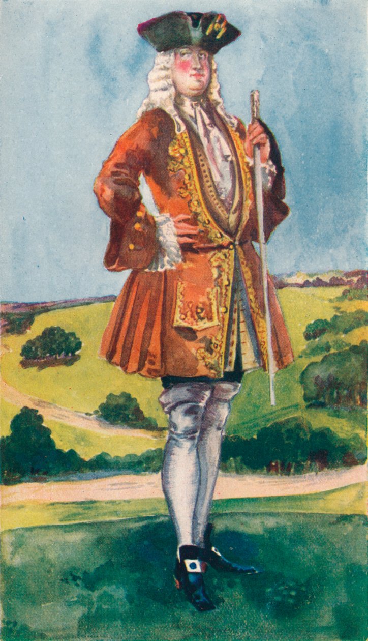 Un hombre de la época de Jorge I, 1907 de Dion Clayton Calthrop