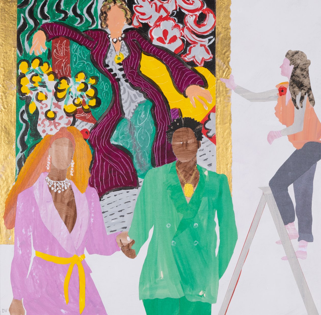 Glamour, 2020 (collage) de Dione Verulam