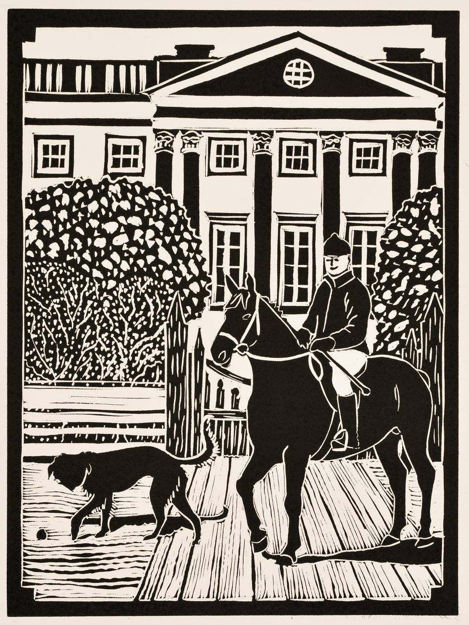 Meses del año: Noviembre, 2012 (linograbado) de Dione Verulam