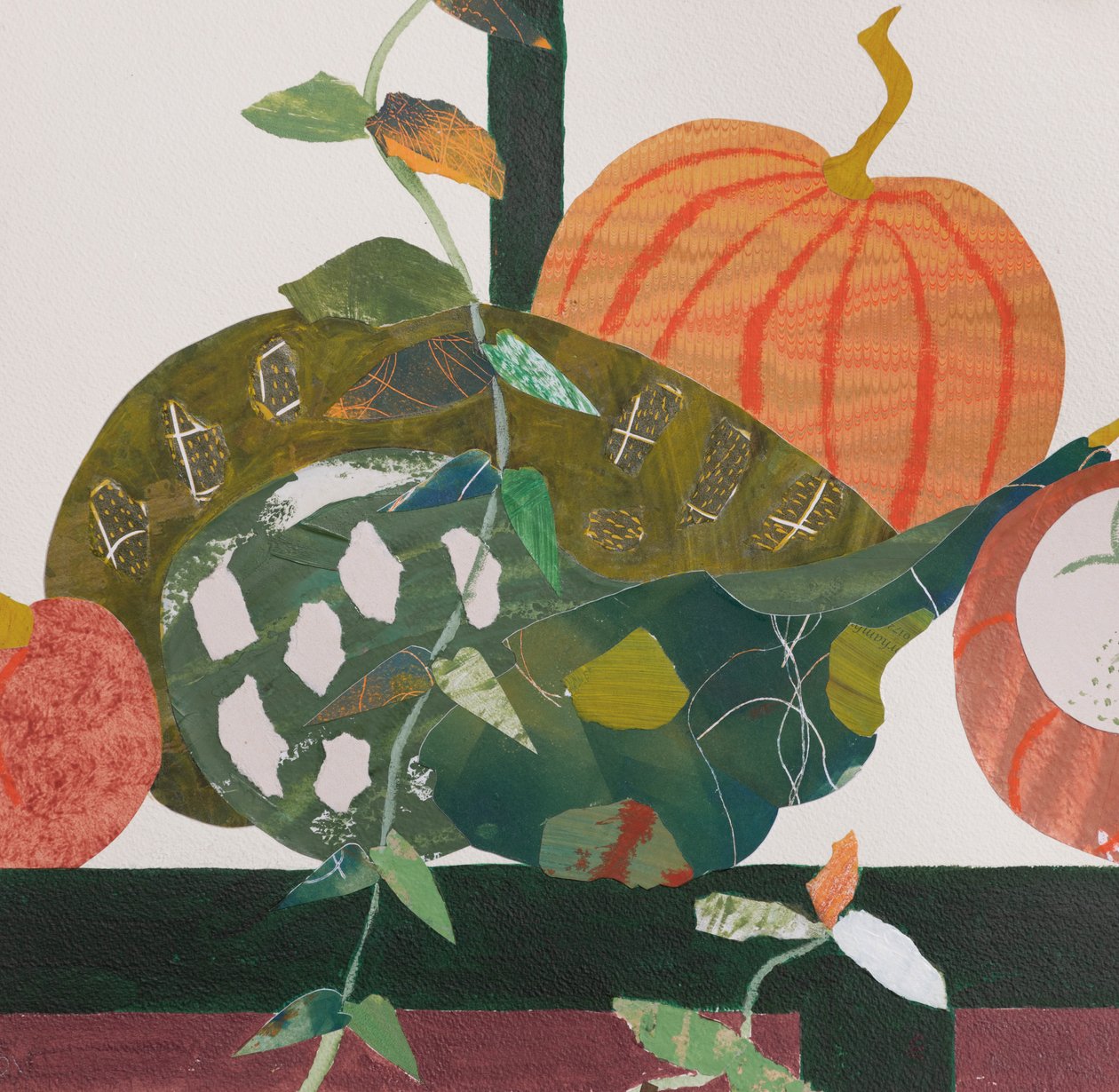 Calabazas (collage) de Dione Verulam