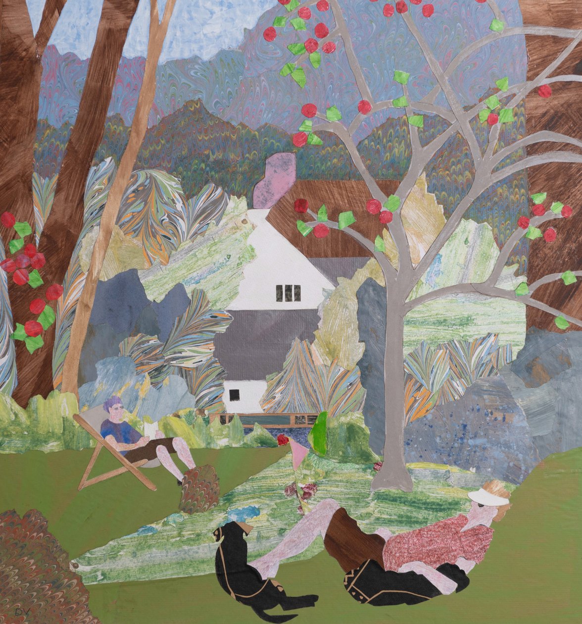 Estancia de septiembre (collage) de Dione Verulam