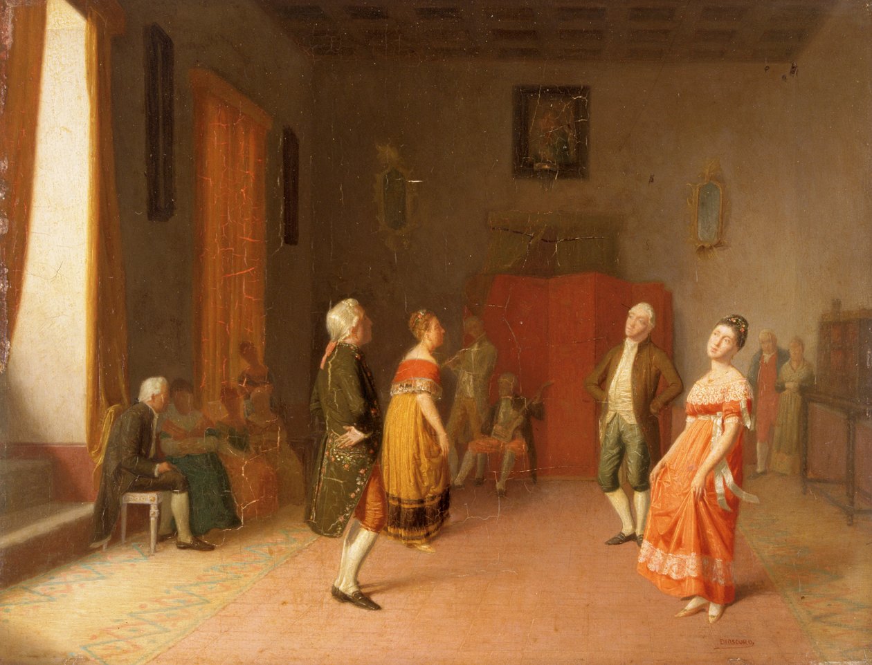 La danza, c. 1871 de Dioscoro Teofilo de la Puebla y