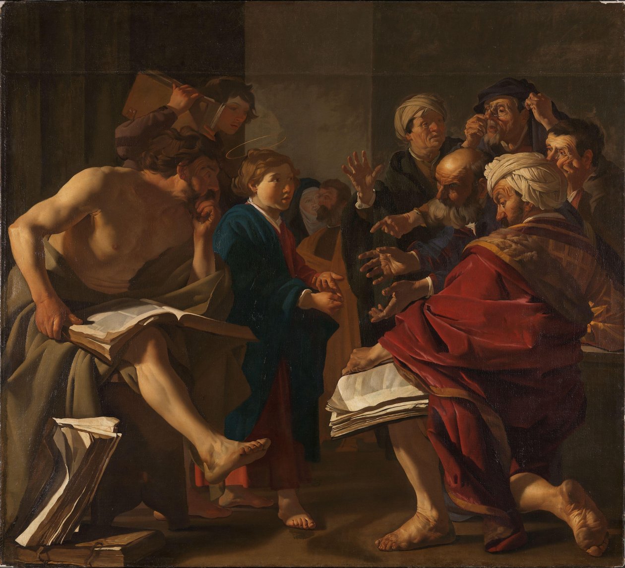 Cristo entre los médicos de Dirck Baburen van