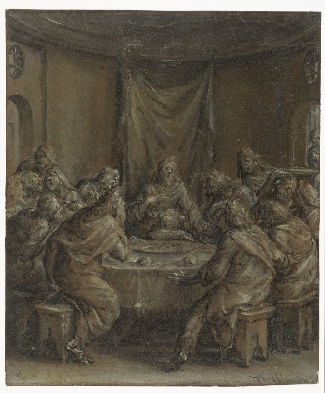 La última cena de Dirck Barendsz.
