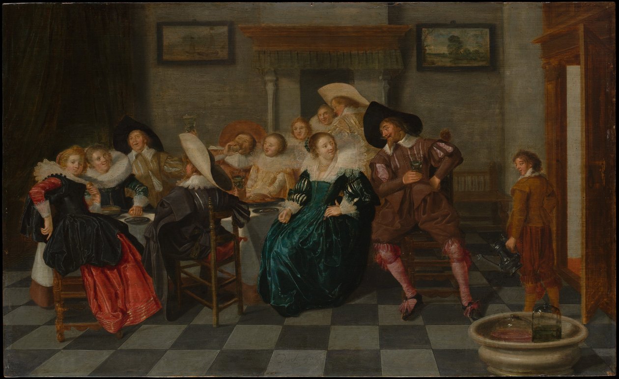 Un banquete de Dirck Hals
