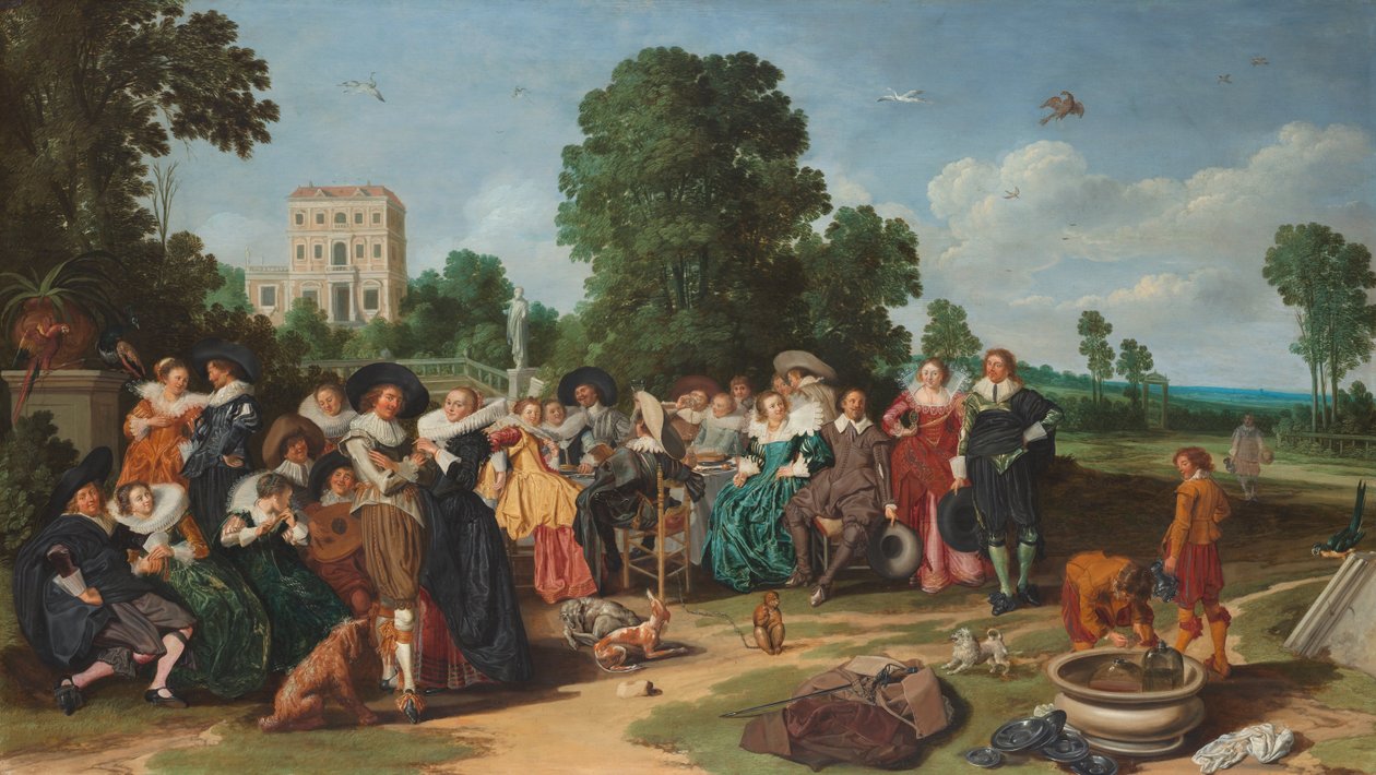 La Fête champêtre de Dirck Hals