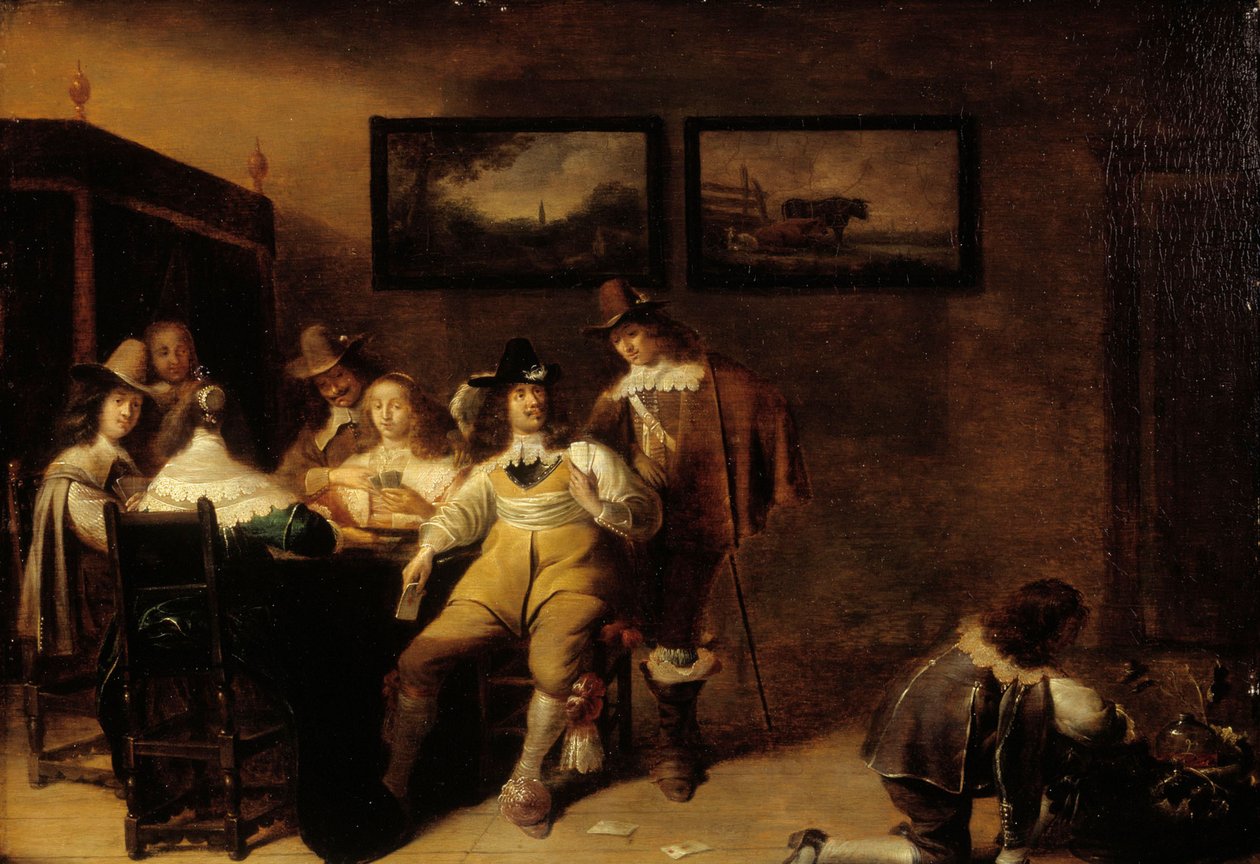 Die Kartenspieler de Dirck Hals