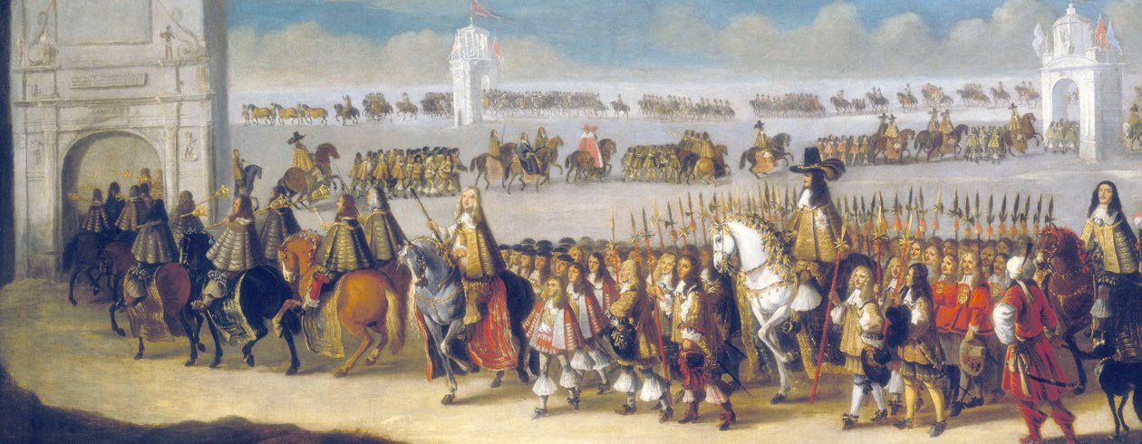 Cabalgata de Carlos II por la Ciudad de Londres, 22 de abril de 1661, 1662 de Dirck Stoop