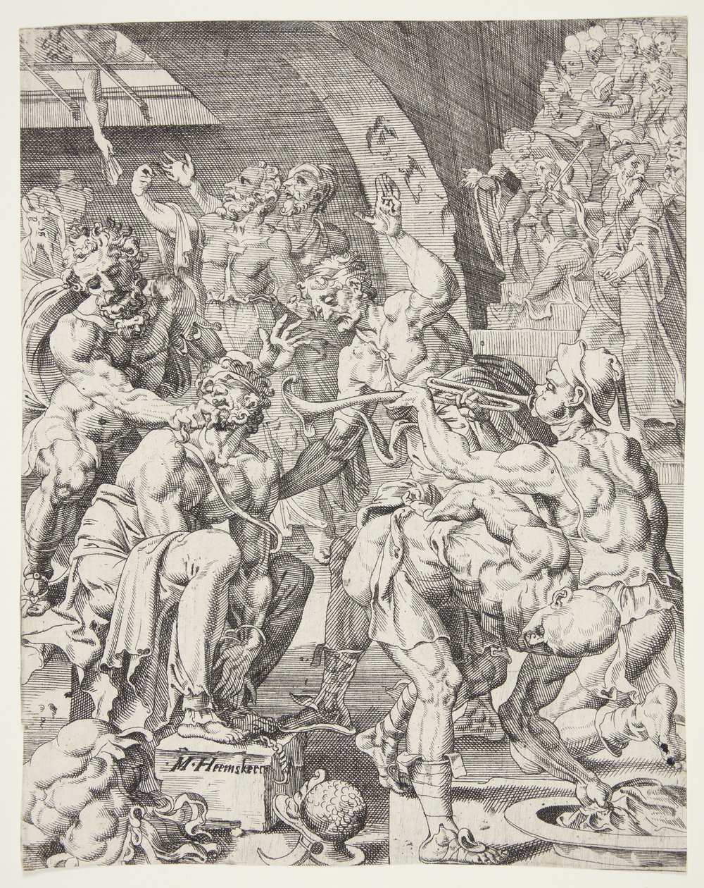 La burla de Cristo de Dirck Volckertsz. Coornhert