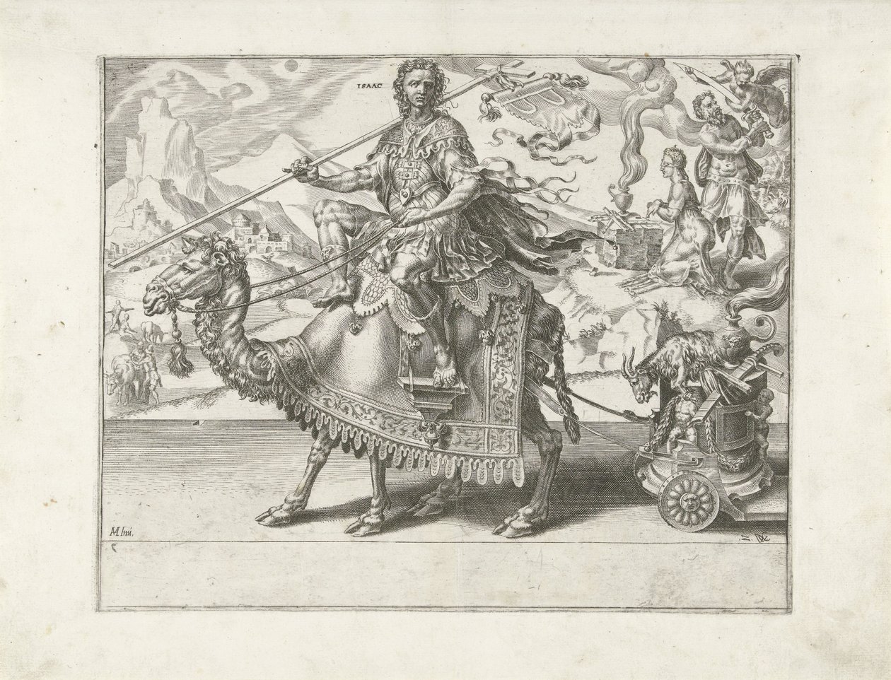 triunfo de isaac El triunfo de la paciencia (título de la serie) Patientiae Trivmphvs (título de la serie) de Dirck Volckertsz. Coornhert