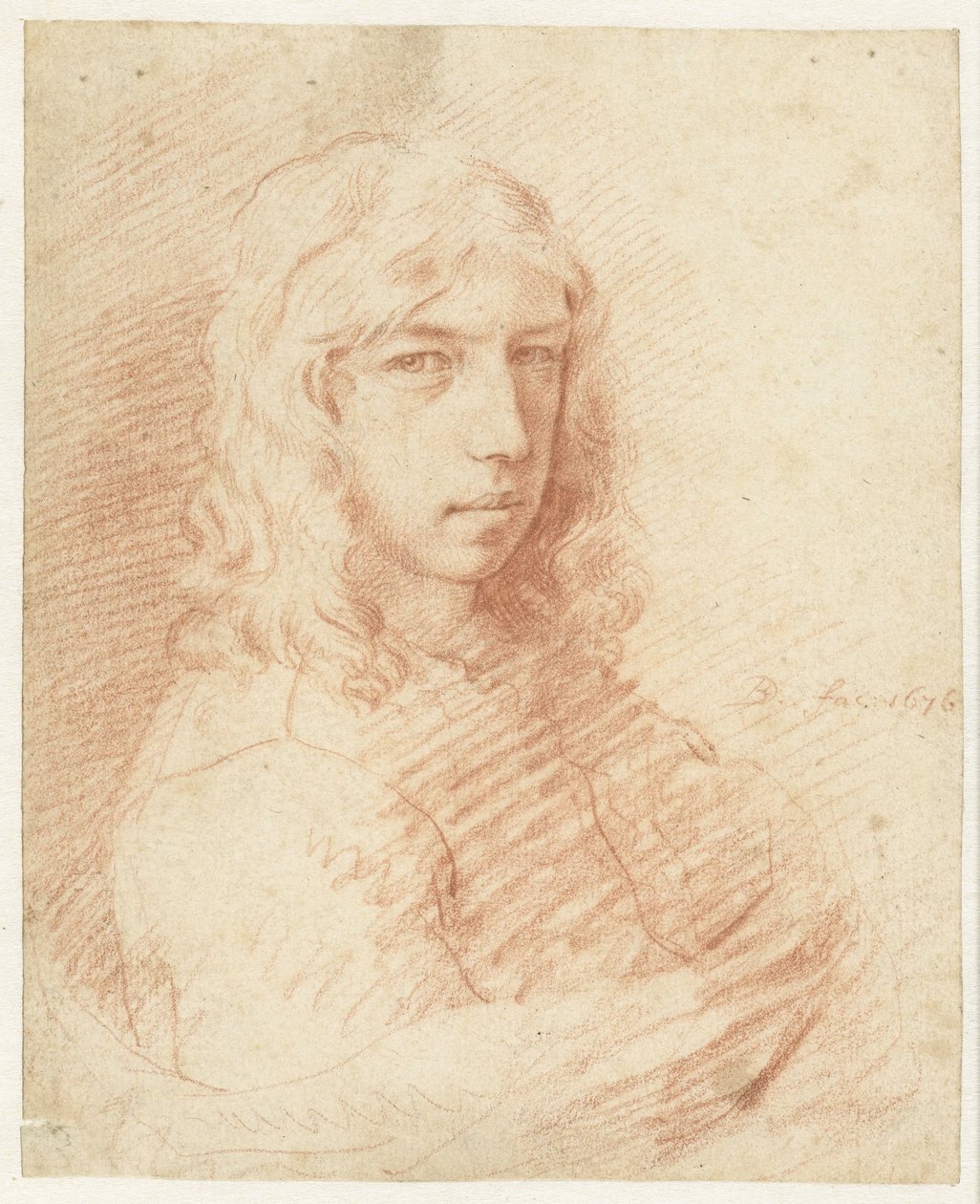 Busto de Hombre Joven de Pelo Largo de Dirck de Bray