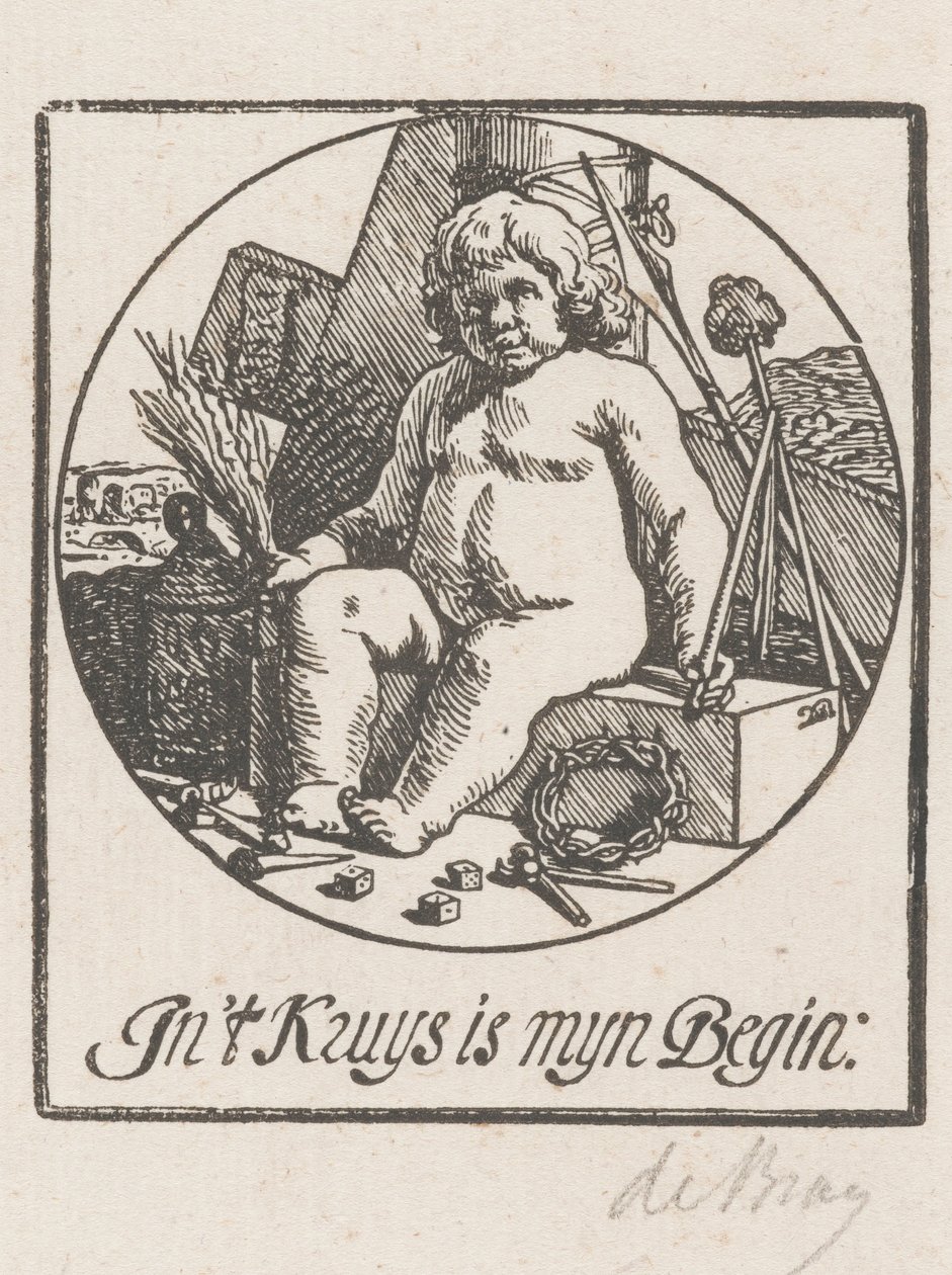 Niño Jesús rodeado de instrumentos de sufrimiento de Dirck de Bray