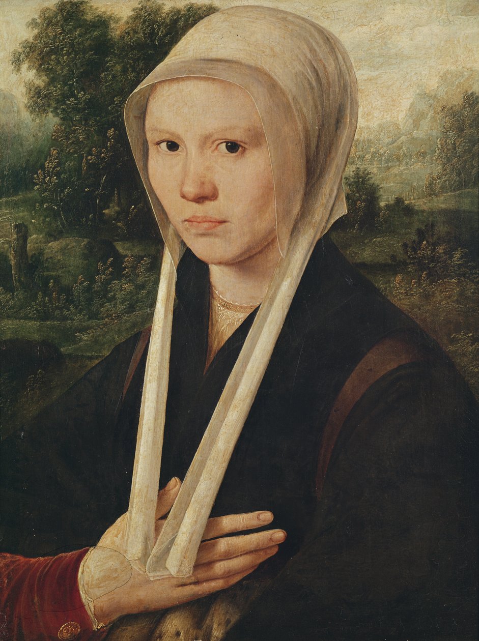 Retrato de una joven, c.1530 de Dirk Jacobsz
