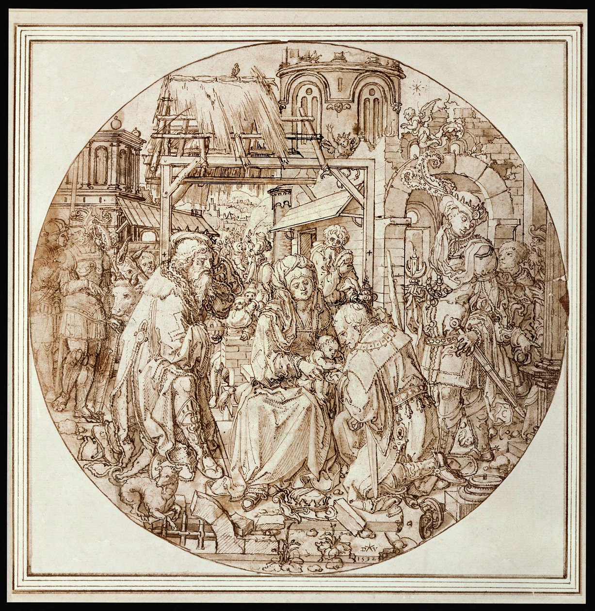 Adoración de los Reyes Magos de Dirk Jacobsz Vellert