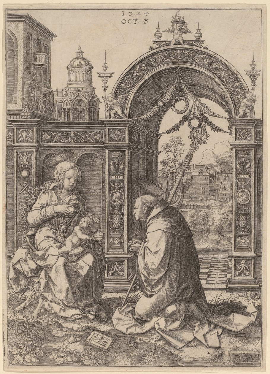 La Visión de San Bernardo de Dirk Jacobsz Vellert
