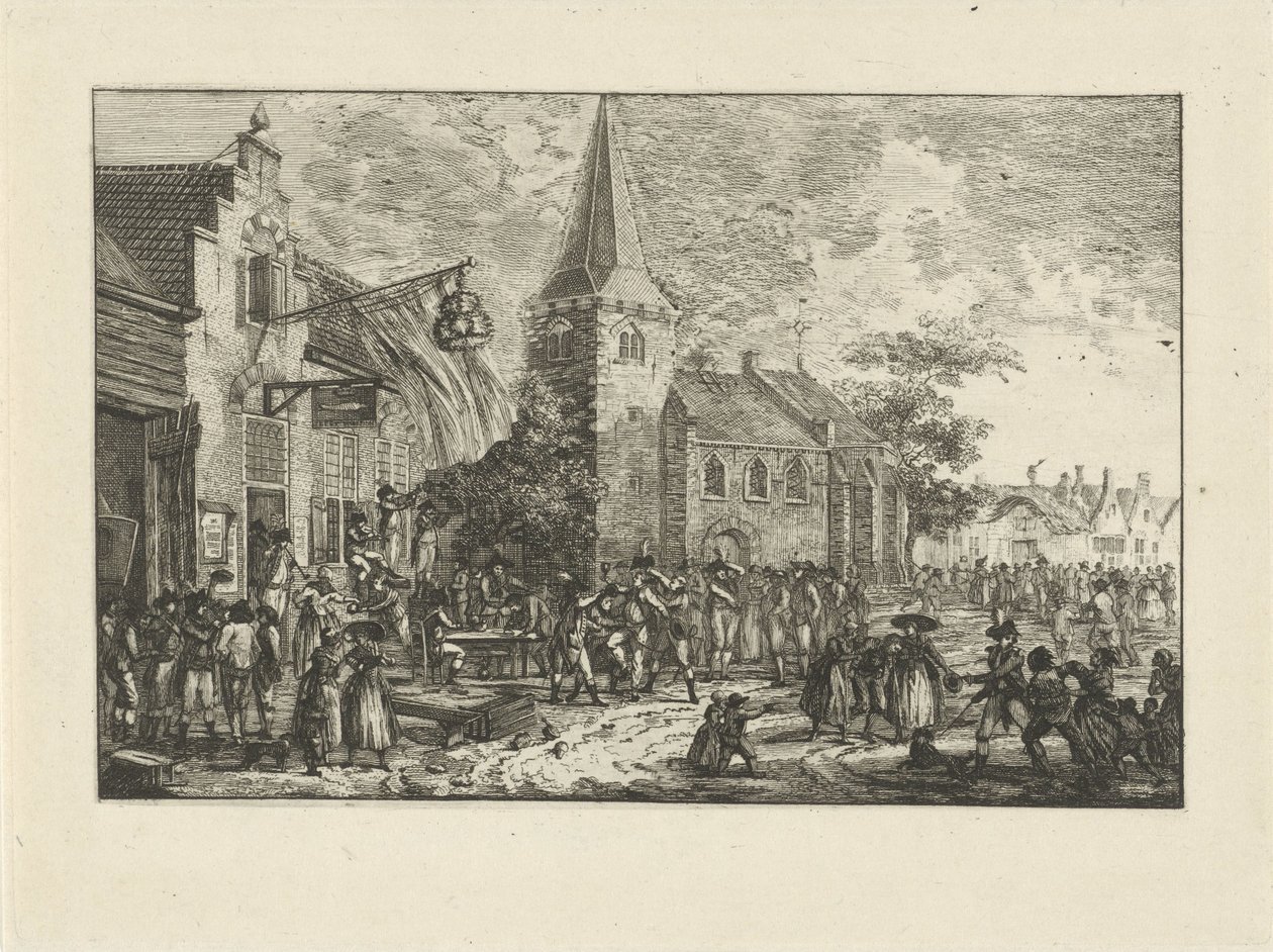 Cifras en una posada de Dirk Langendijk