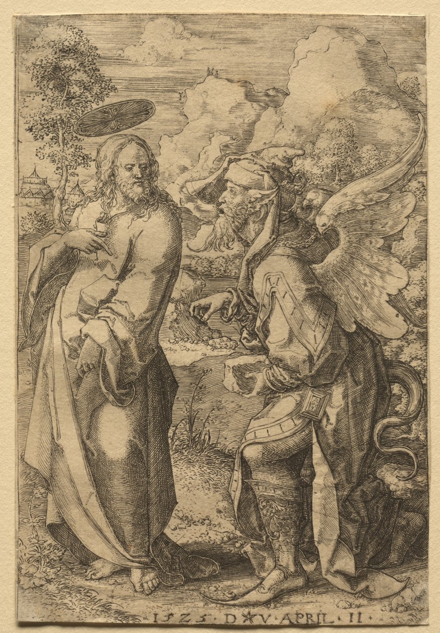 La tentación de Cristo de Dirk Vellert