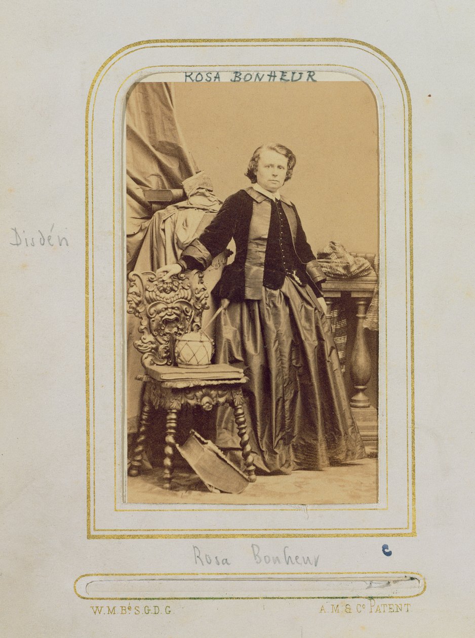 Retrato de Rosa Bonheur (1822-99) de Disden