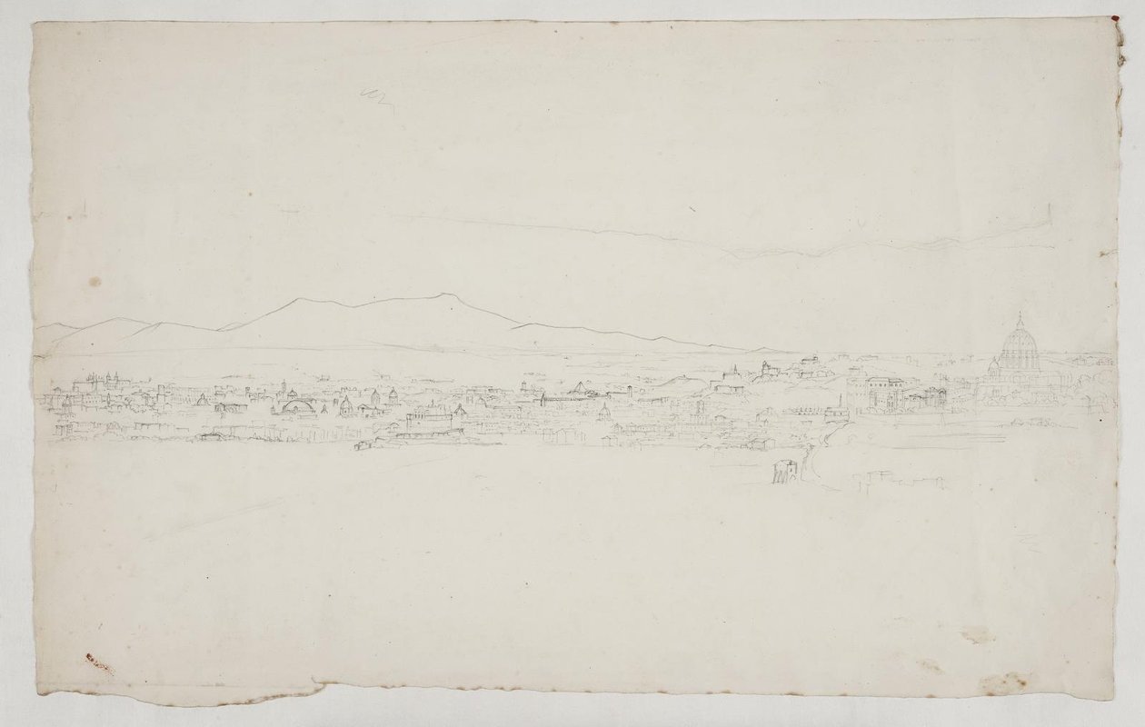 Vista hacia Roma con la Catedral a la Derecha de Ditlev Blunck