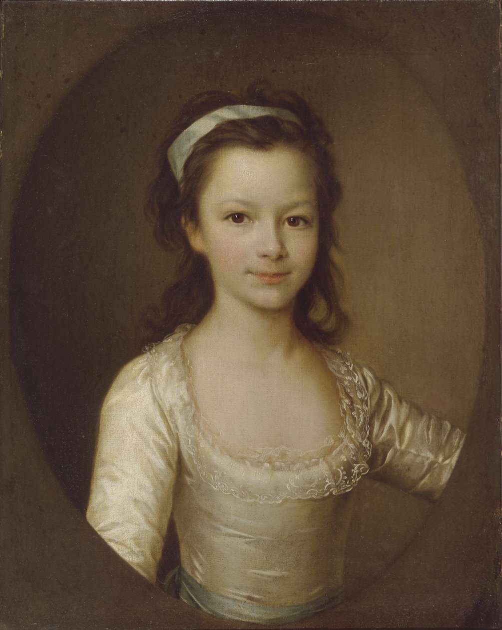 Retrato de la condesa Yekaterina Artemyevna Vorontsova 1780-1836 como niña, finales de la década de 1780 de Dmitri Grigorievich Levitsky