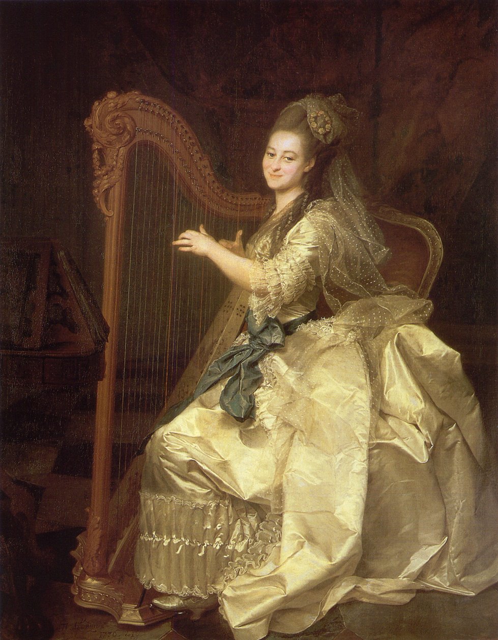 Retrato de Glaphira Ivanovna Alymova 1758-1826, 1776 de Dmitri Grigorievich Levitsky