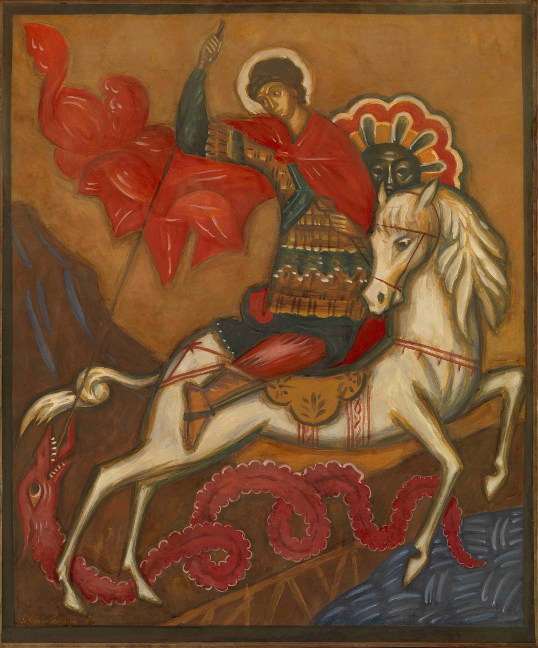 San Jorge y el dragón de Dmitri Semyonovich Stelletsky