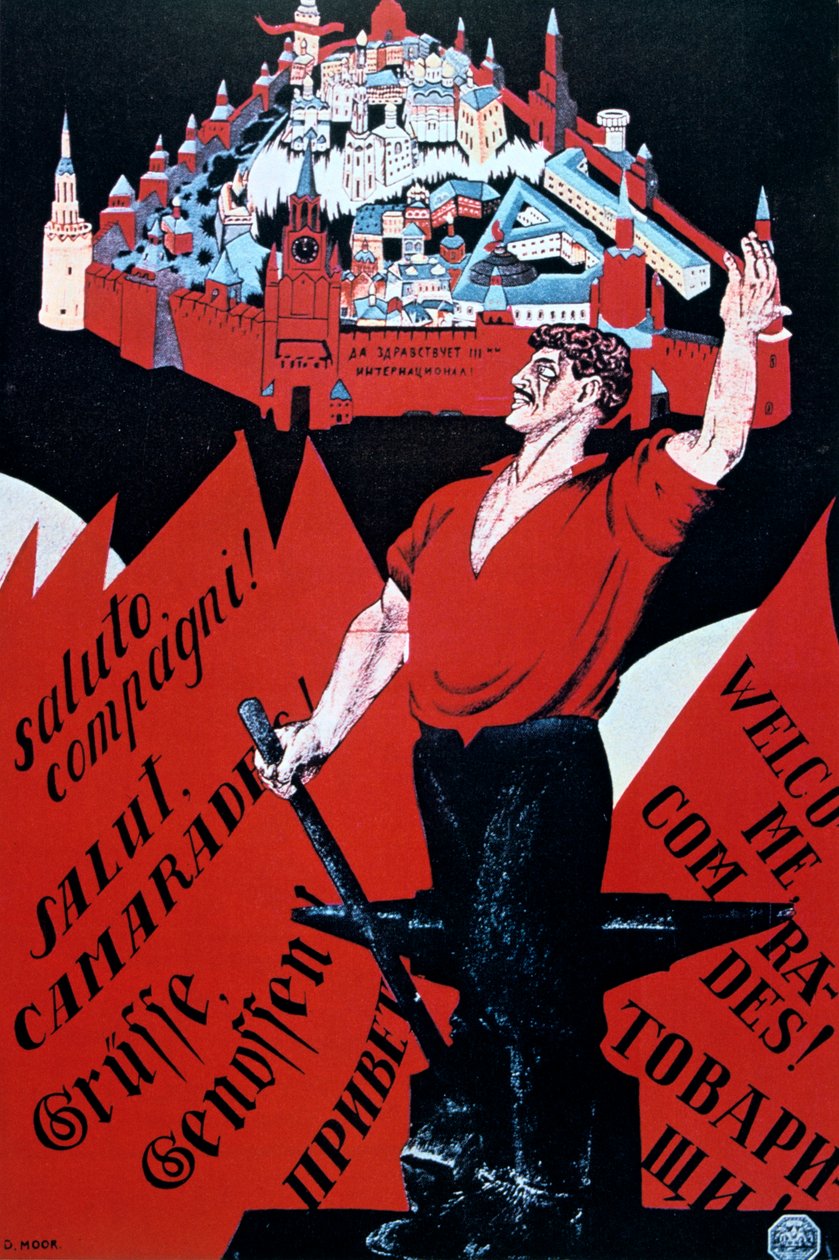 Viva la Juventud Internacional, 1921 de Dmitriy Stakhievich Moor