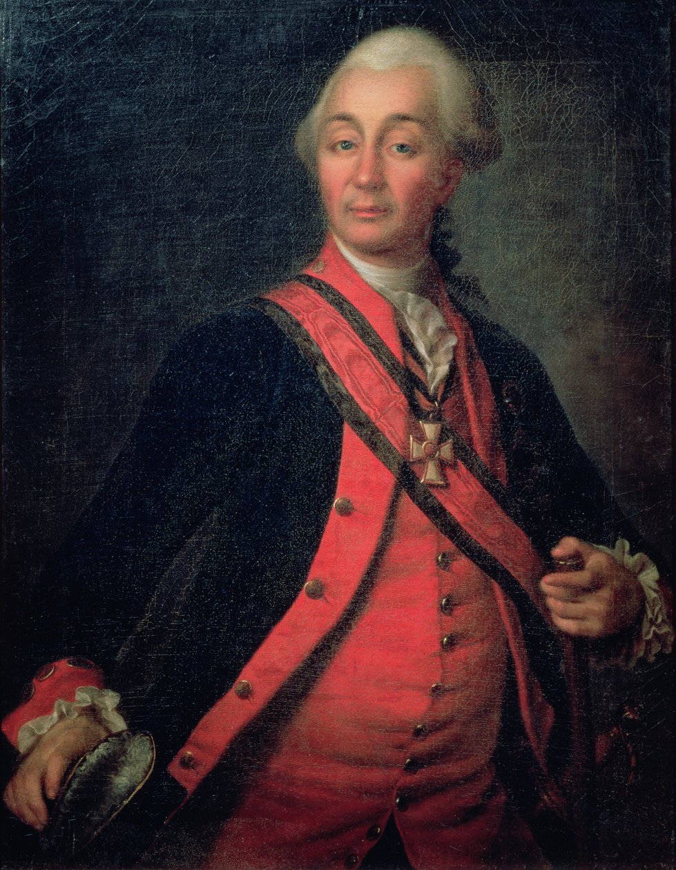 Retrato del Mariscal de Campo Generalísimo, Conde Aleksandr Vasilievich Suvorov (1729-1800), 1786 de Dmitri Grigorievich Levitsky