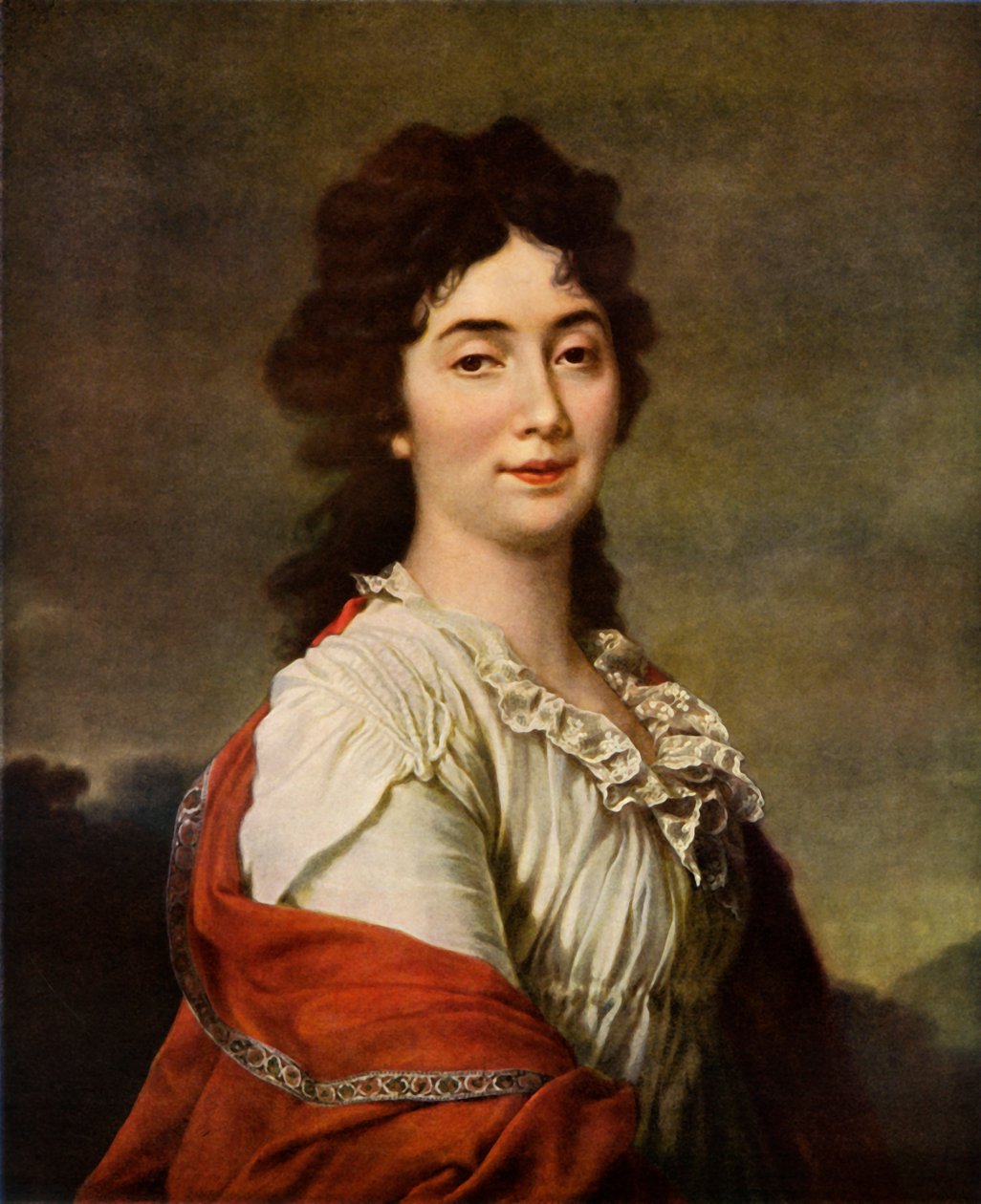 Retrato de Anna Stepanovna Protosova, 1800, 1965 de Dmitri Grigorievich Levitsky