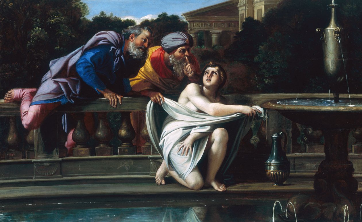 Susana y los ancianos de Domenichino