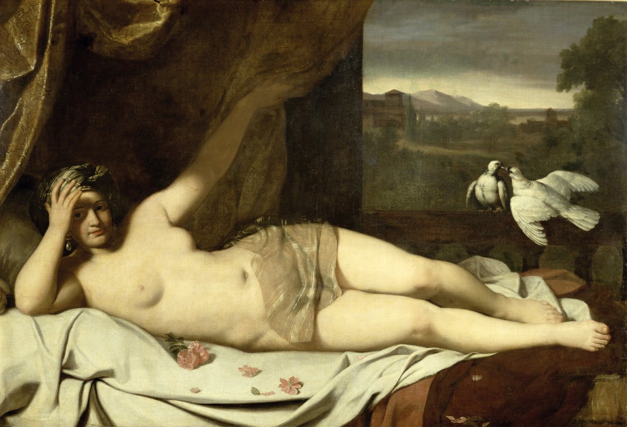 Venus (óleo sobre lienzo) de Domenichino (1581-1641) (attr. to)