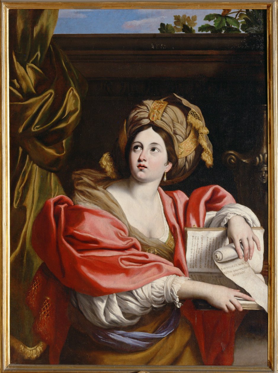 La sibila de Cumas ... (pintura sobre lienzo) de Domenichino (1581-1641)