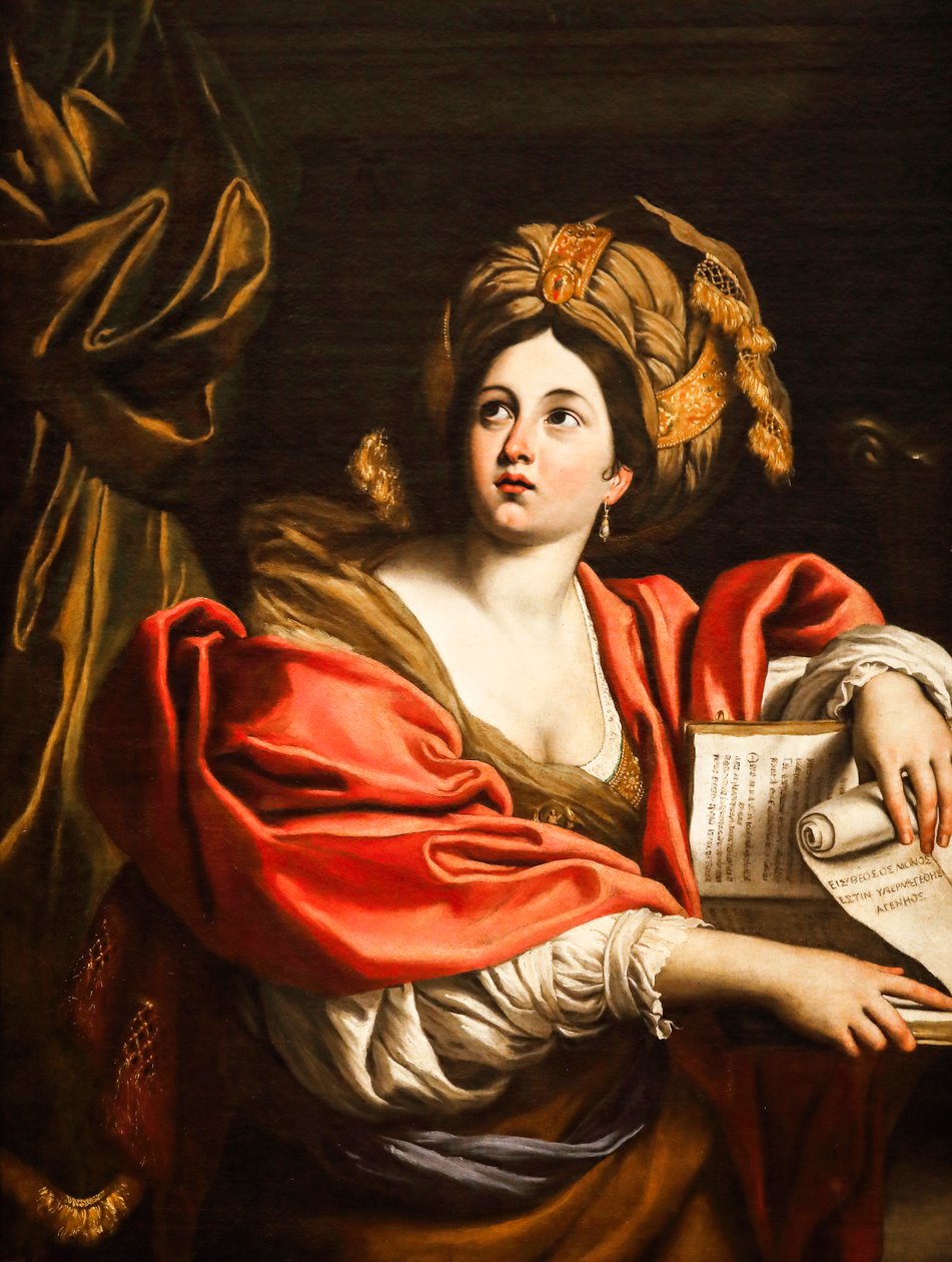 Sibila de Cumas. Siglo XVII (Óleo sobre lienzo) de Domenichino