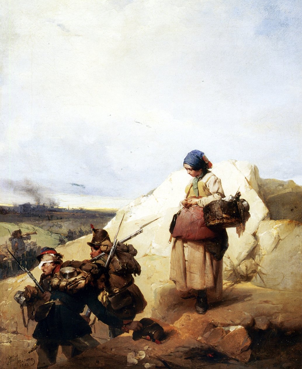 La Cantinera, 1852 de Domenico Induno