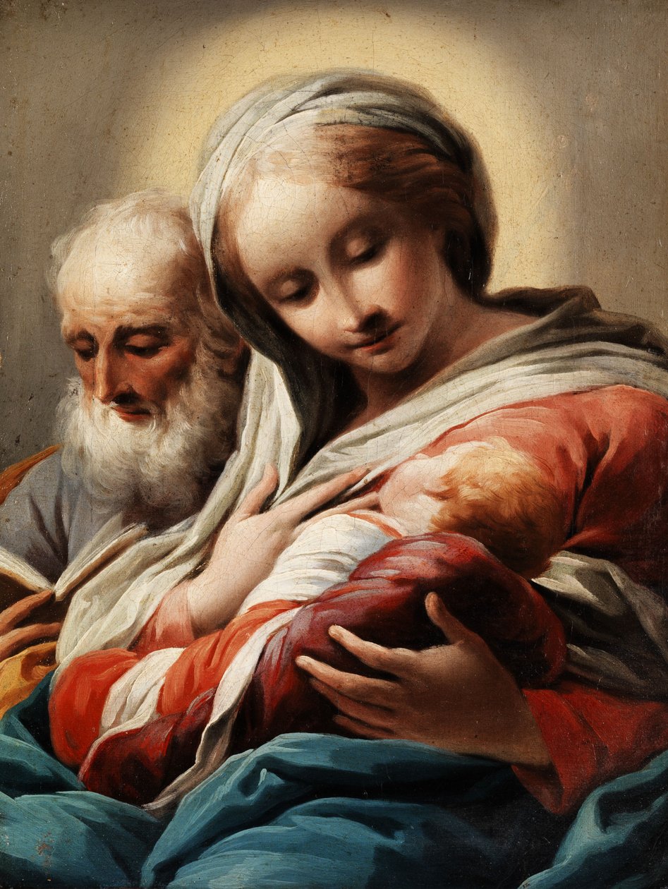 María con el niño y José de Domenico Pedrini