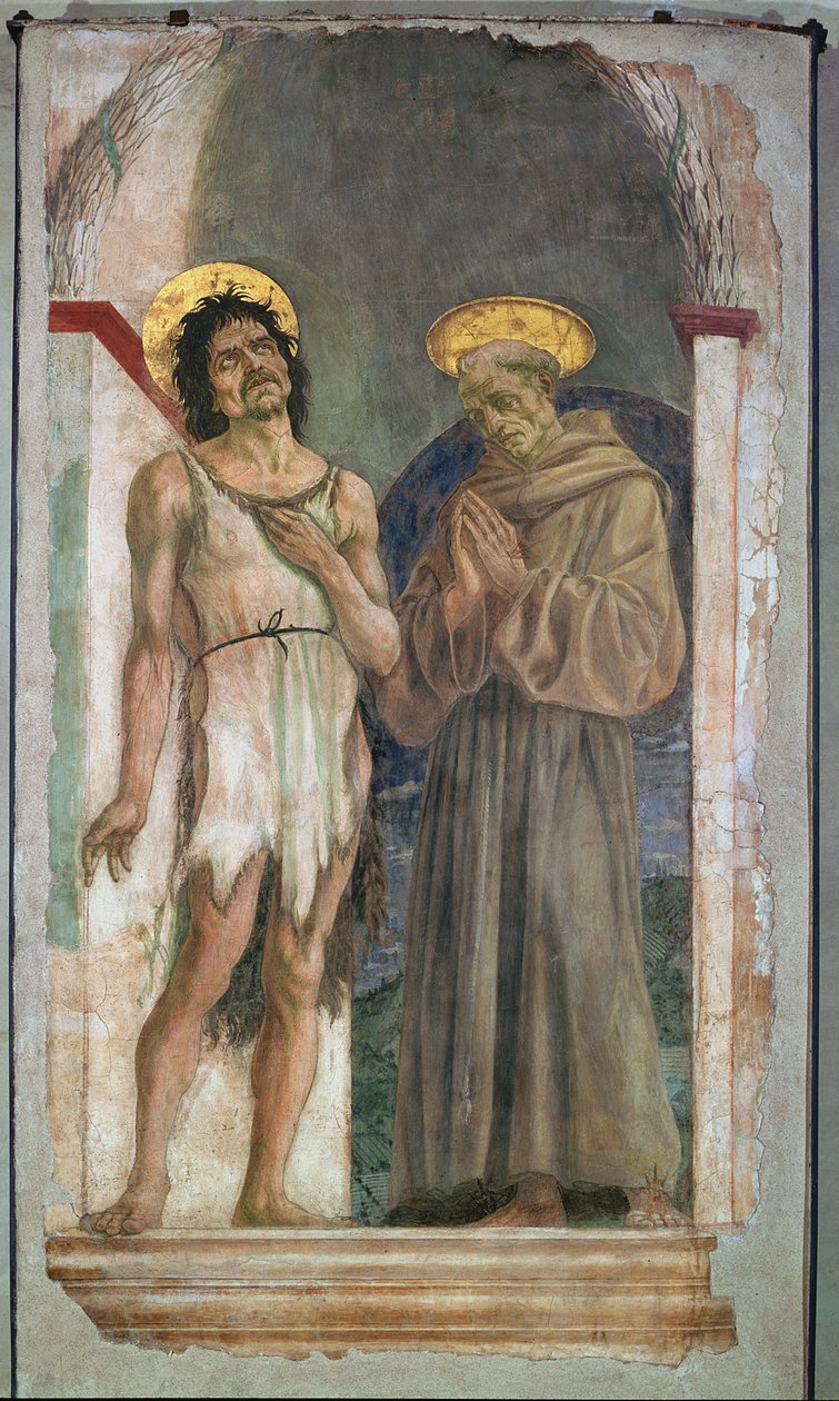 San Juan Bautista y San Francisco de Asís de Domenico Veneziano