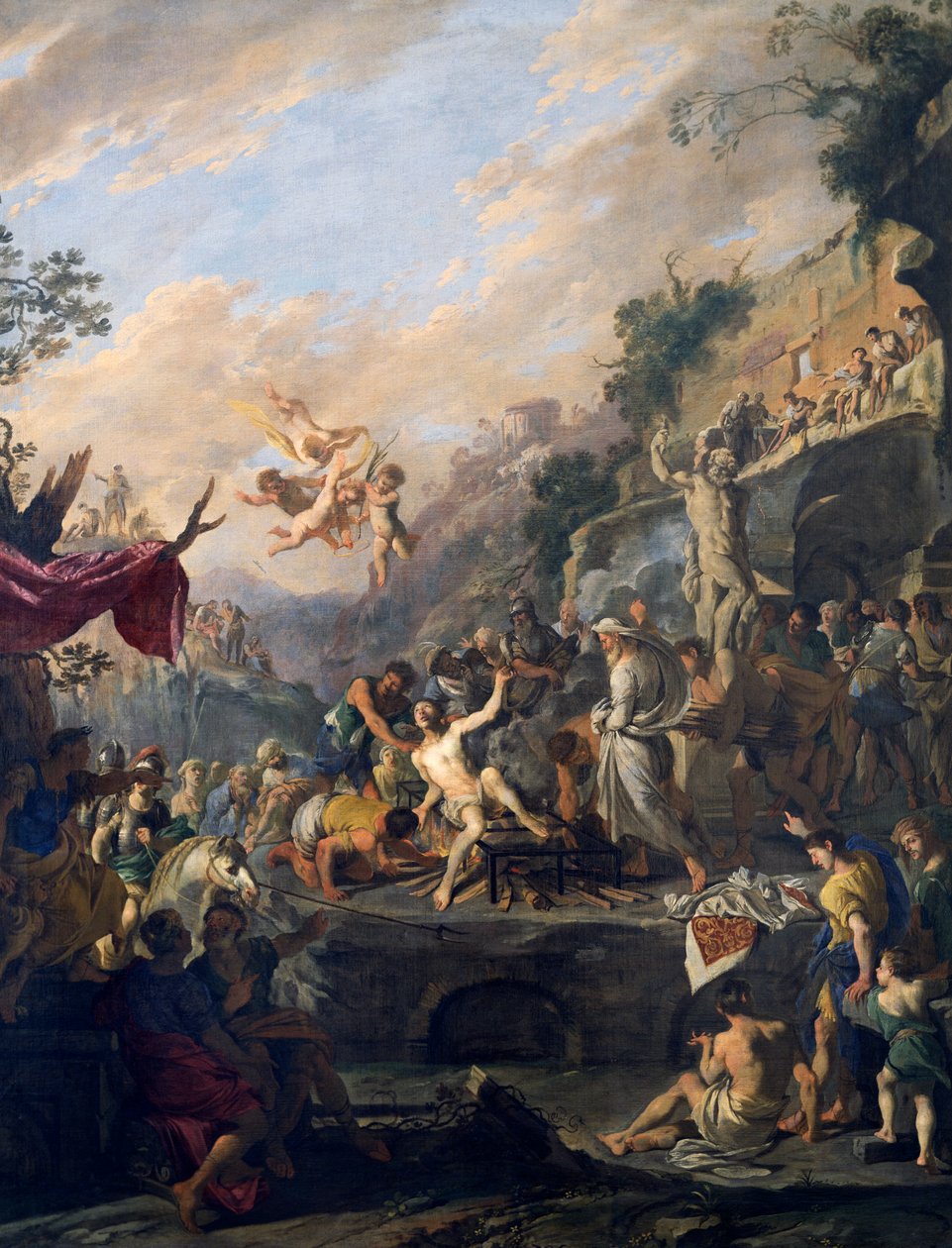 Martirio de San Lorenzo de Domenico Gargiulo