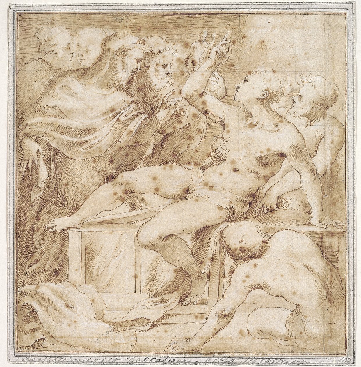 El martirio de San Lorenzo de Domenico Beccafumi