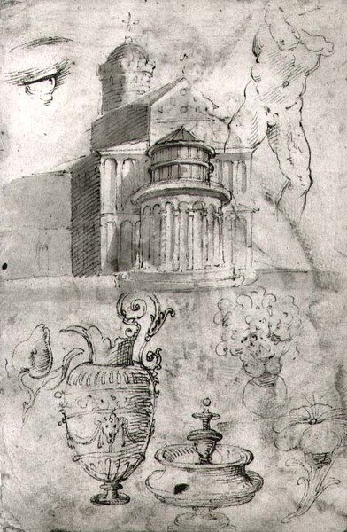 El ábside del Duomo, Pisa de Domenico Beccafumi