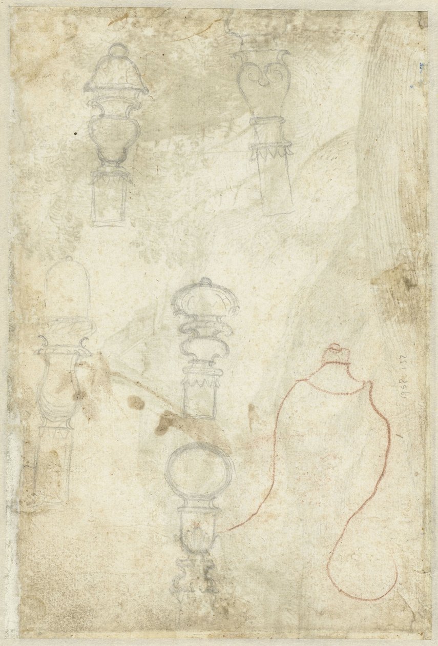 Botones para dibujar de Domenico Campagnola (possibly)