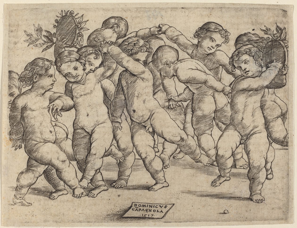 Doce Niños Bailando de Domenico Campagnola