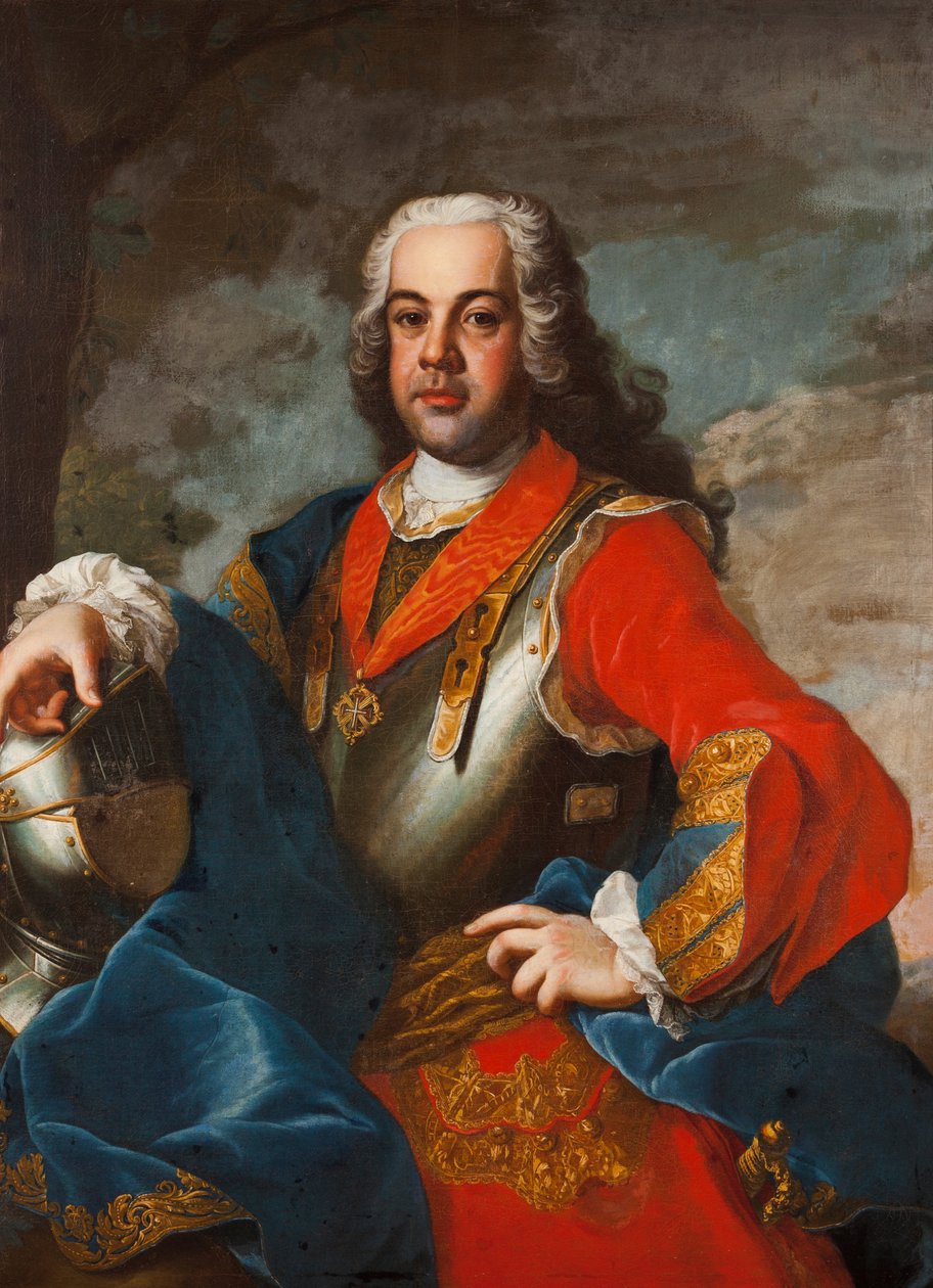 Príncipe Francisco de Braganza, Infante de Portugal, VII Duque de Beja y Gran Prior de la Orden de Malta en Portugal de Domenico Dupra