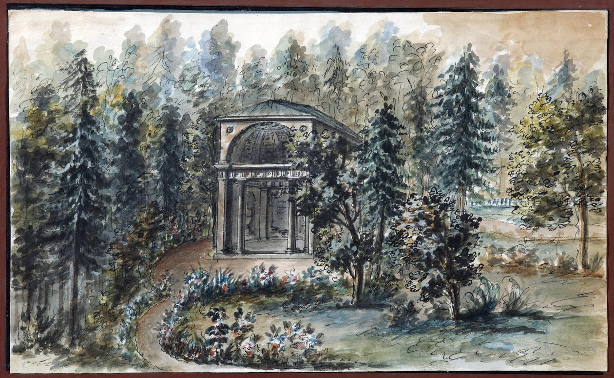 Pabellón en memoria de Frederica, hermana de la emperatriz Maria Feodorovna, en Pavlovsk de Domenico Felice Lamoni