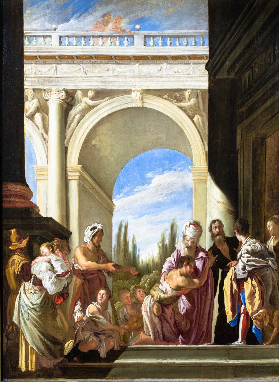 Parábola del hijo pródigo de Domenico Fetti