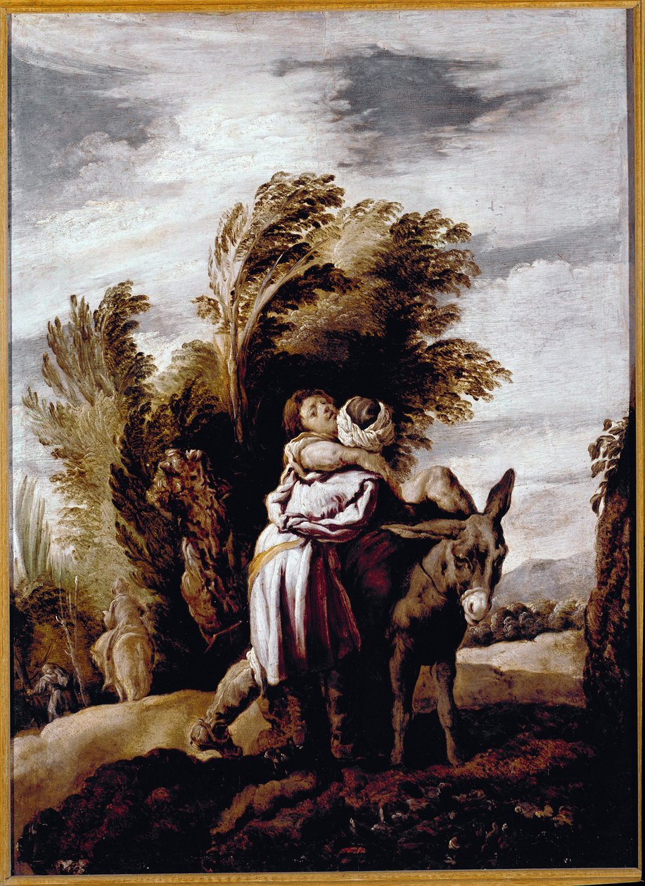Parábola del Buen Samaritano de Domenico Fetti or Feti