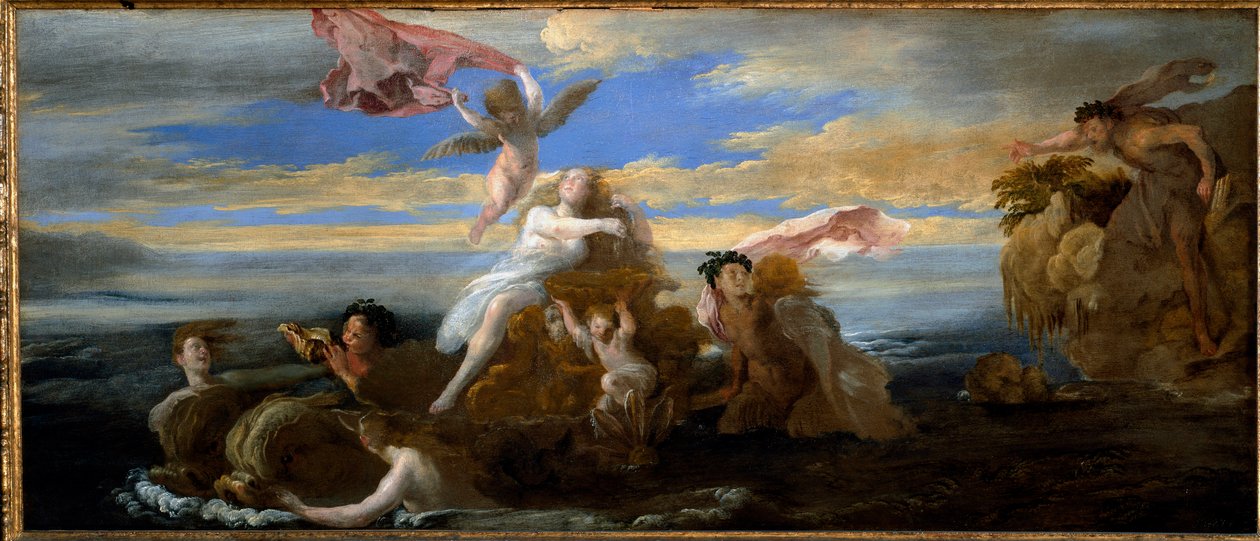 El amor de Galatea y Polifemo de Domenico Fetti or Feti
