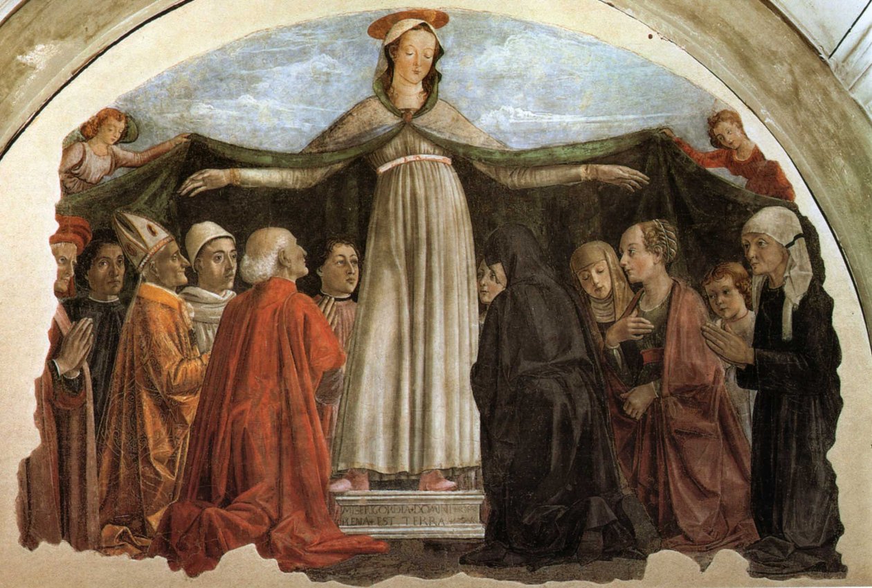 Virgen de la Misericordia y de la Lamentación

   y Piedad de Domenico Ghirlandaio