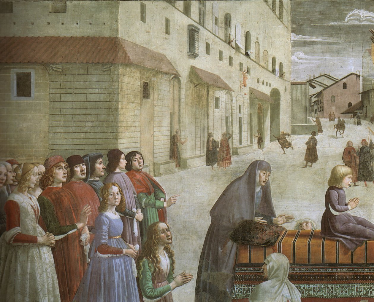 Resurrección del niño de Domenico Ghirlandaio
