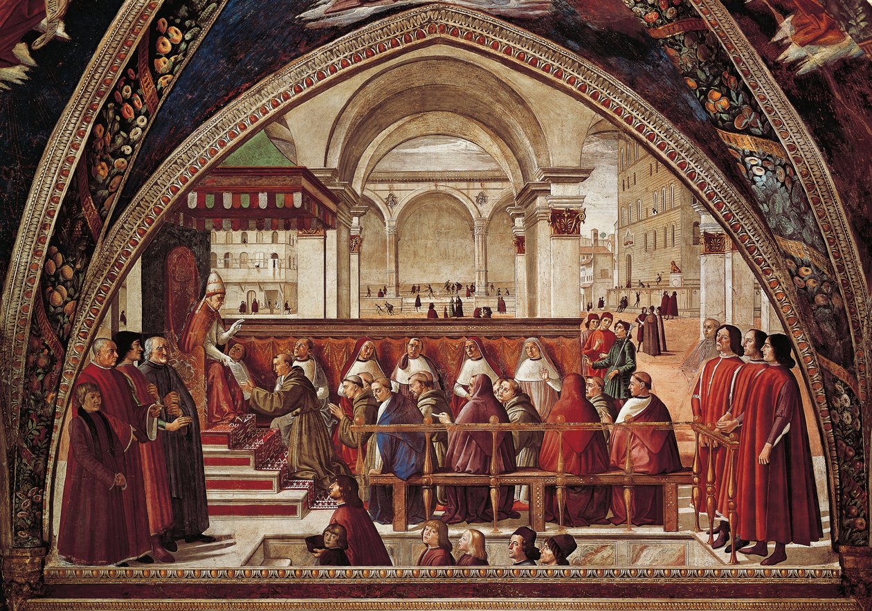 Historias de San Francisco de Asís de Domenico Ghirlandaio